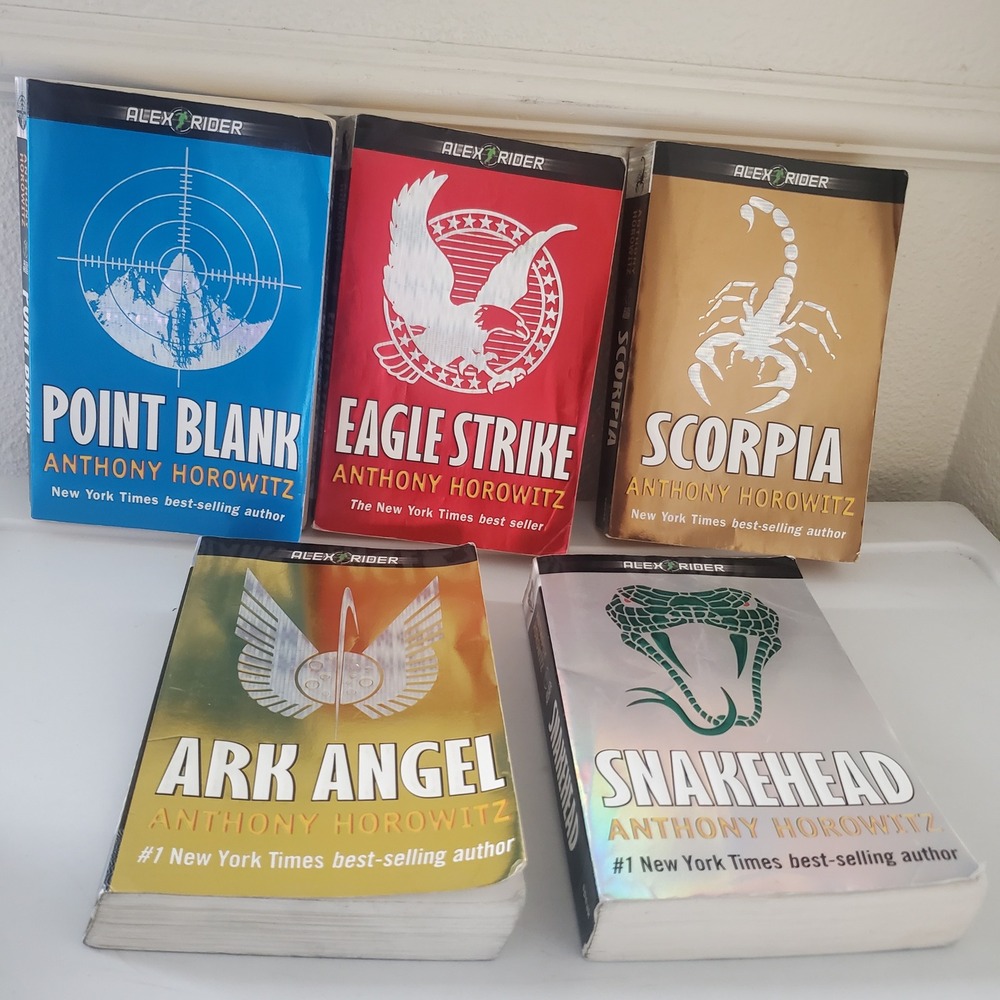 Alex Rider Anthony Horowitz 9 Book Lot Paperback Spy Series Point Blank Scorpia - Picture 5 of 9